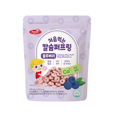 베베스트 칼슘 퍼프링 블루베리 40g