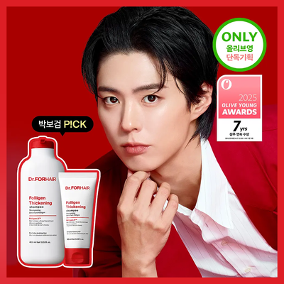 [탈모볼륨샴푸] 닥터포헤어 폴리젠 씨크닝 샴푸 400ml 기획 (+100ml)