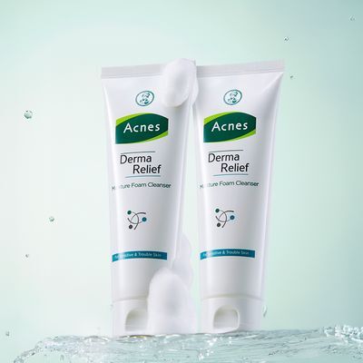 [아미노산/약산성/기획] 아크네스 더마릴리프 모이스처 폼클렌저 더블기획 (125ml+125ml)