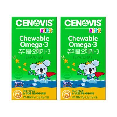 세노비스 키즈츄어블오메가3 더블 기획 (150캡슐+150캡슐) 