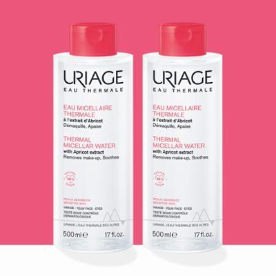 [민감진정] 유리아쥬 미셀라 클렌징 워터 센서티브 2입 기획 (500ml+500ml) 