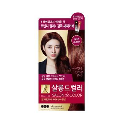 엘라스틴 살롱드컬러 100g (와인브라운)