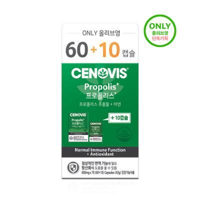 세노비스 프로폴리스 (본품60캡슐+10캡슐 증정)