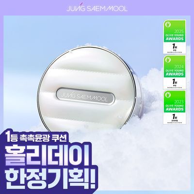 [1위 쿠션/홀리데이 에디션] 정샘물 에센셜 스킨 누더 쿠션 (본품+리필)