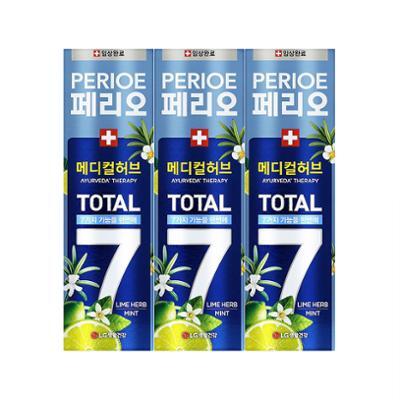 페리오 토탈7 메디컬허브 레몬민트 트리플 기획 (100g+100g+100g)