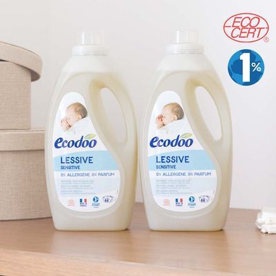 에코두 프랑스 고농축 중성 유아 세탁세제 무향 더블기획 2L x2개