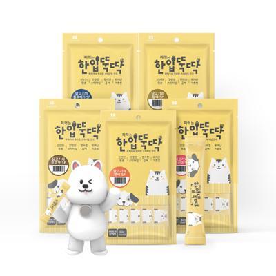 [펫토리아] 짜먹는 한입뚝딱 국산 간식 파우치 모음