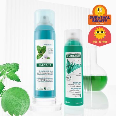 [지성두피&쿨링] 클로란 드라이샴푸 150ml 2종 (쿨세범/노세범)