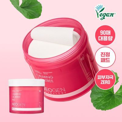 [Soothing Pads/Large Size] Neogen Calming Cica & Tea Tree Soothing Toner Pads 90 Sheets