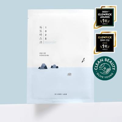 [고밀착/수분진정] 라운드랩 1025 독도 수분 워터겔 마스크 1매