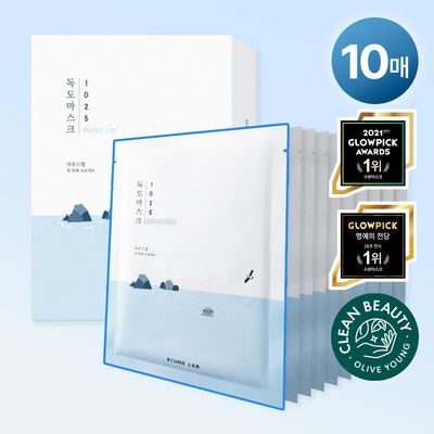 [고밀착/수분진정] 라운드랩 1025 독도 수분 워터겔 마스크 10매