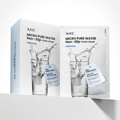 AHC 마이크로 퓨어 워터 착붙 마스크 시트 33ml 10매