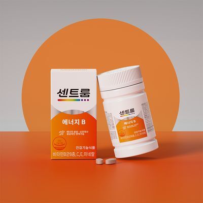 센트룸 비타민B군 8종, 비타민C, E, 미네랄 에너지B 60정 (60일분)