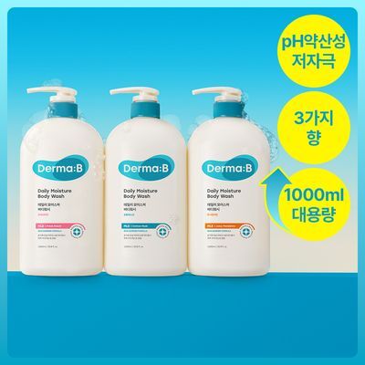 [대용량] 더마비 데일리 바디워시 1000ml 3종 택1(피치/머스크/만다린)