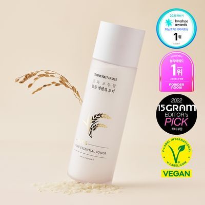 [화해1위/미백토너] 땡큐파머 강화교동쌀 맑음 에센셜토너 200ml