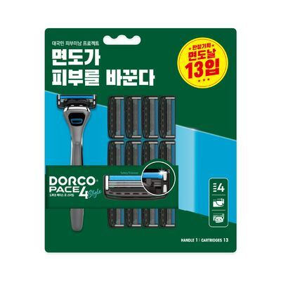 [대용량] 도루코 PACE4 Style 13입 기획
