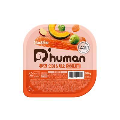 듀먼 연어&채소 오리지널 50g