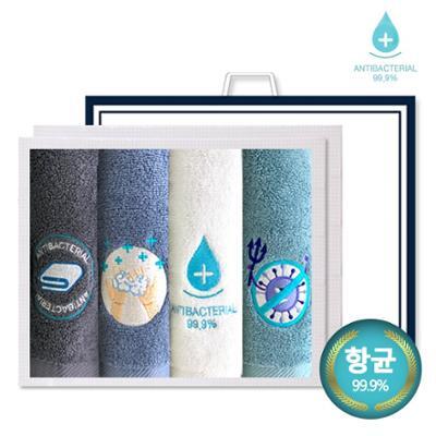 송월타월 데이클린 4매 선물기획 (쇼핑백 포함)