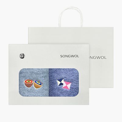 송월타월 명절놀이 선물기획 (본품2매+쇼핑백)