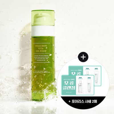 [클렌징 오일+폼 샤쉐 증정] 맥스클리닉 히알루론 비타 오일폼 110g