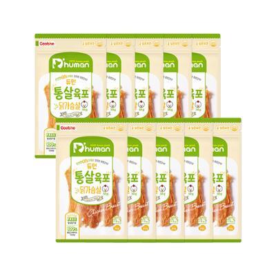 듀먼 통살육포 닭가슴살 50g 10팩