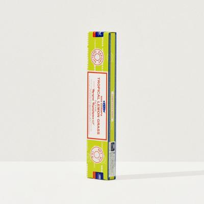 사티아 트로피컬 레몬 그라스 인센스 스틱 15g