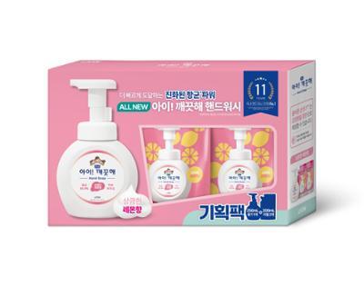 아이깨끗해 핸드워시 레몬향 250ml(본품)+200mlx2(리필)