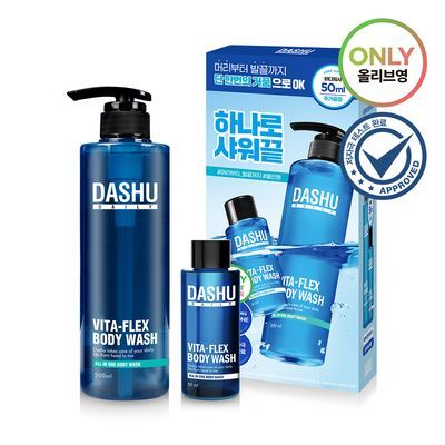 다슈 데일리 비타플렉스 올인원 바디워시 기획세트 (본품500ml+50ml 증정)