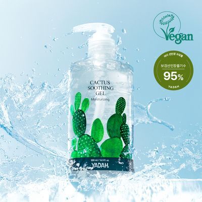 [수분충전/대용량] 야다 선인장 수딩젤 500ml
