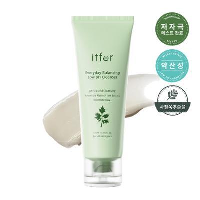 잇퍼 에브리데이 밸런싱 약산성 쑥쑥 클렌징폼 120ml