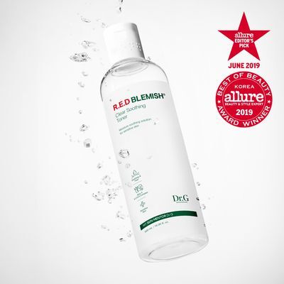 [진정/각질제거/대용량] 닥터지 레드 블레미쉬 클리어 수딩 토너 500ml