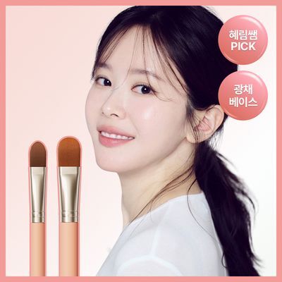 [쫀쫀밀착]더툴랩 231 촉촉밀착 흔적 풀커버 파운데이션 컨실러 브러쉬 2종