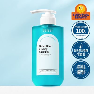 [쿨링감UP/탈모증상완화] 달리프 애플민트 쿨링 샴푸 500ml