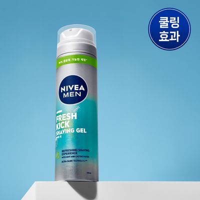 [쿨링효과] 니베아 맨 프레시 킥 쉐이빙 젤 200ml
