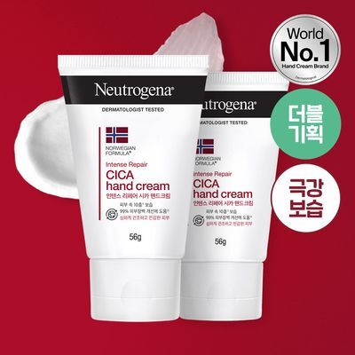 [극강보습] 뉴트로지나 인텐스 리페어 핸드크림 더블 기획 (56g+56g)
