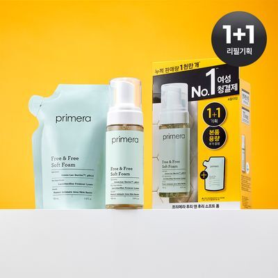[폼타입] 프리메라 후리앤후리 소프트폼 여성청결제 150ml+150ml 리필기획/단품