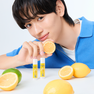 [촉촉보습/진짜과즙] 멘소래담 립아이스 립밤 레몬 3.5g