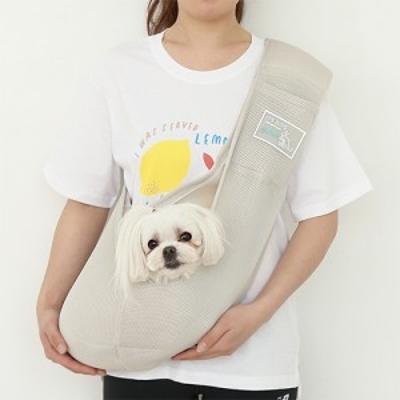 이츠독 캥거루 메쉬 슬링백 (베이지)