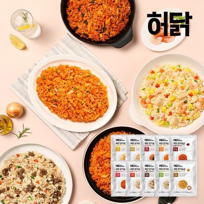 [허닭] 닭가슴살 곤약볶음밥 250g 10종 20팩
