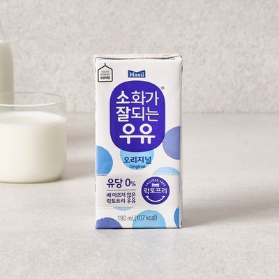 소화가 잘되는 우유 오리지널 190ml 24팩