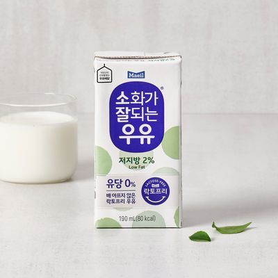 소화가 잘되는 우유 저지방 190ml 24팩
