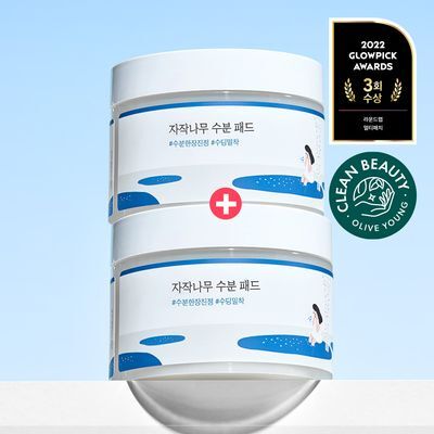 [더블기획] 라운드랩 자작나무 수분 패드 더블 기획 (80매+80매)