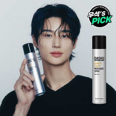 [변우석 Pick/완벽고정]다슈 포맨 밤부 포레스트 메가 하드 스프레이 180ml