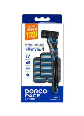 도루코 PACE7II FRESH 면도기+면도날 13입