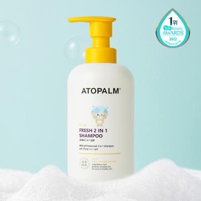 [만4~10세용]아토팜 키즈 프레쉬 2in1 샴푸 460ml