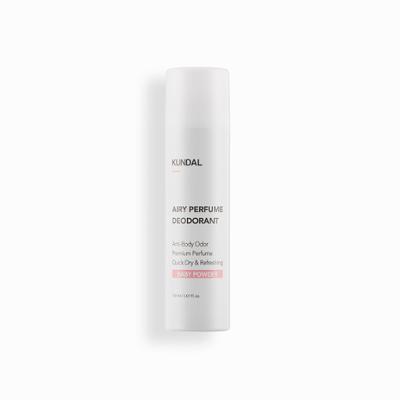 쿤달 에어리 퍼퓸 데오드란트 스프레이 베이비파우더 150ml