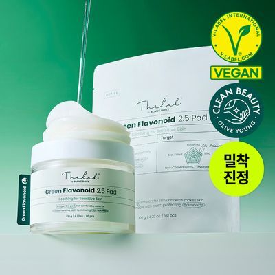 [산뜻진정/대용량기획] 더랩바이블랑두 그린 플라보노이드 2.5 패드 90매 리필 기획 (+90매)