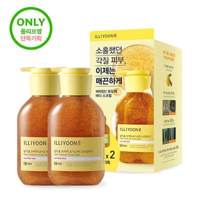 일리윤 프레쉬모이스춰 스크럽워시 400ml*2 기획