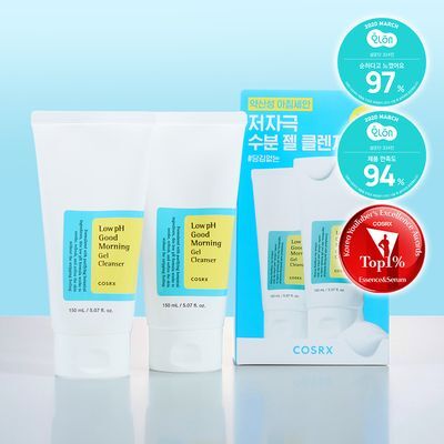 코스알엑스 약산성 굿모닝 젤 클렌저 150ml 더블 기획