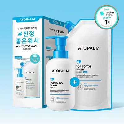 아토팜 탑투토 워시 300ml 기획(300ml+리필250ml)